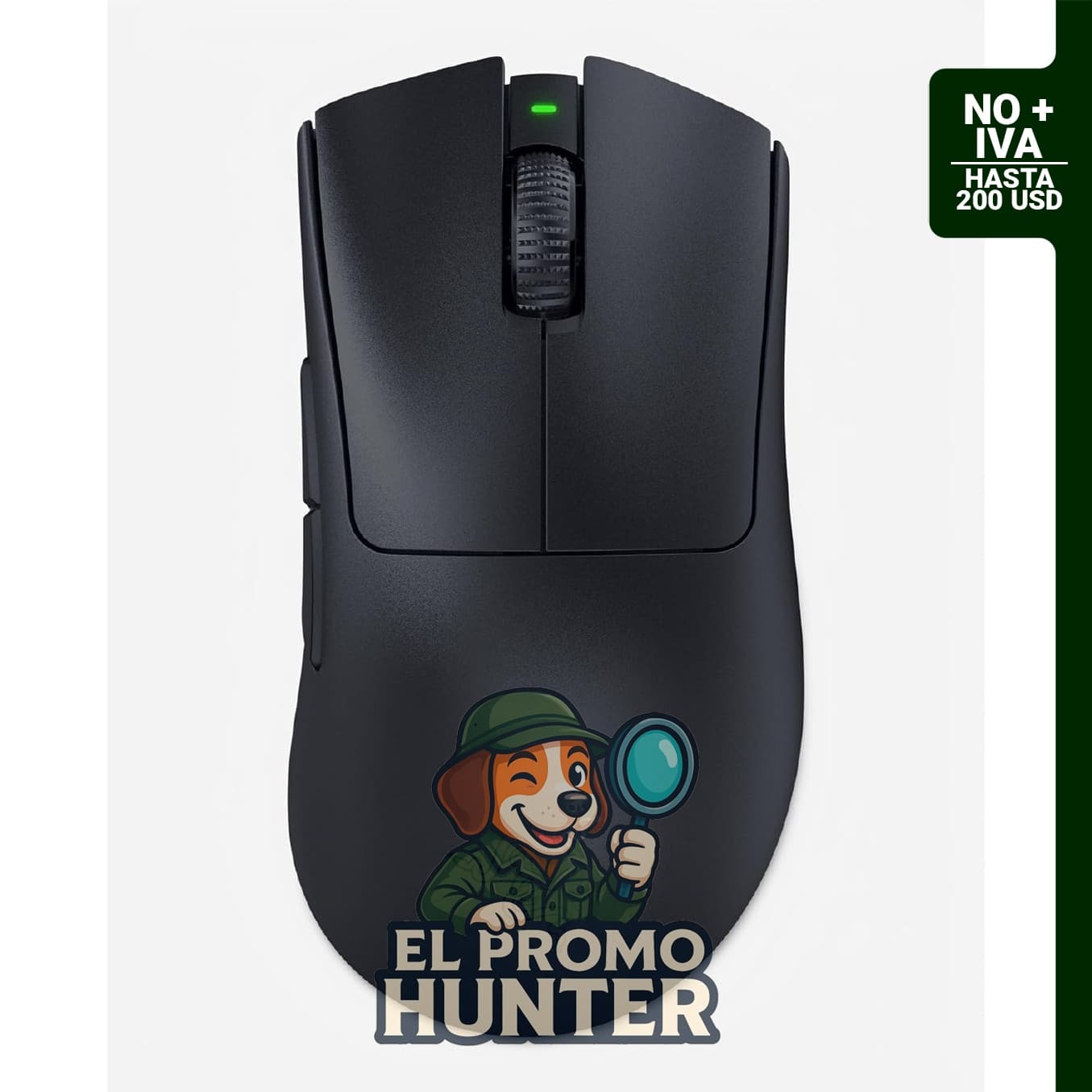 Razer DeathAdder V3 Pro, mouse inalámbrico para juegos, 2.22 oz, batería.