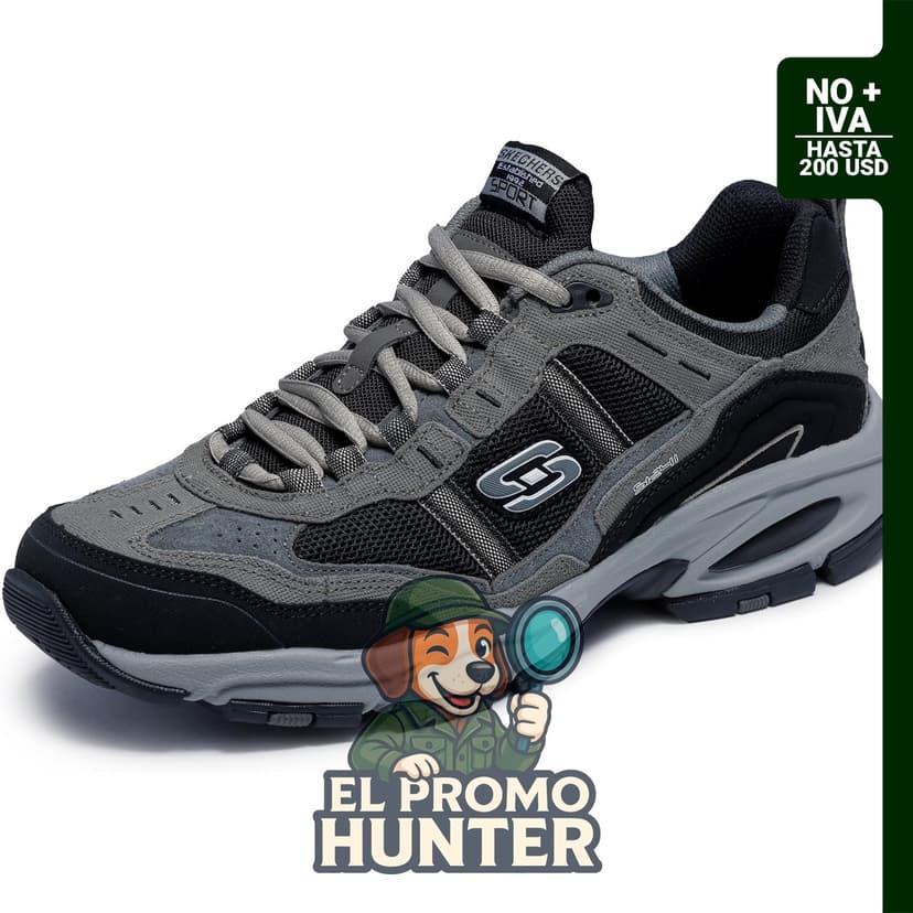 Skechers Vigor 2.0 Trait, tenis para hombre con plantilla de Memory Foam y suela de caucho.