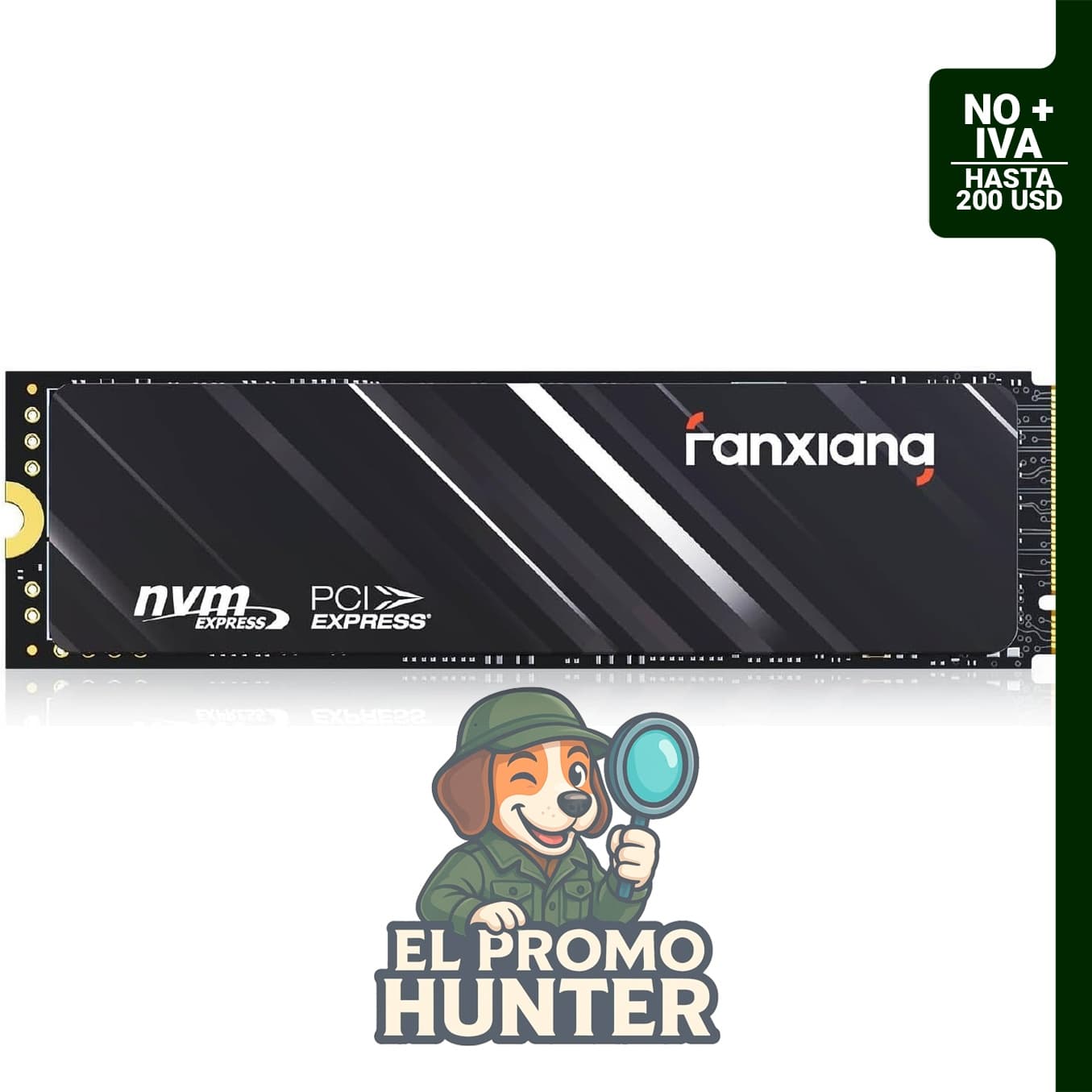 fanxiang SSD NVMe de 500 GB, PCIe Gen4 M.2, hasta 4700 MB/s, unidad de estado sólido para PC/portátiles