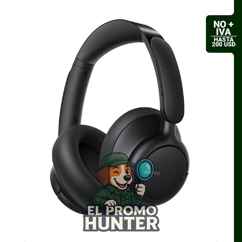 Soundcore by Anker Q31i, auriculares adaptativos ANC sobre la oreja con LDAC y 80 h de batería.