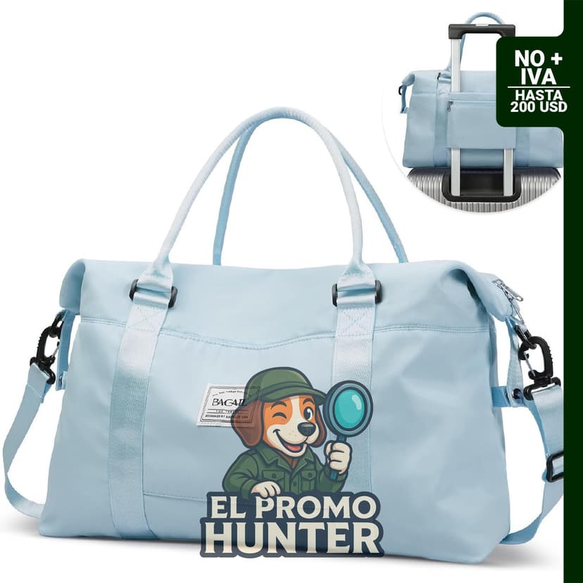 Bolsa de viaje BAGAIL, grande, con bolsillo húmedo, adecuada para gimnasio y uso diario.