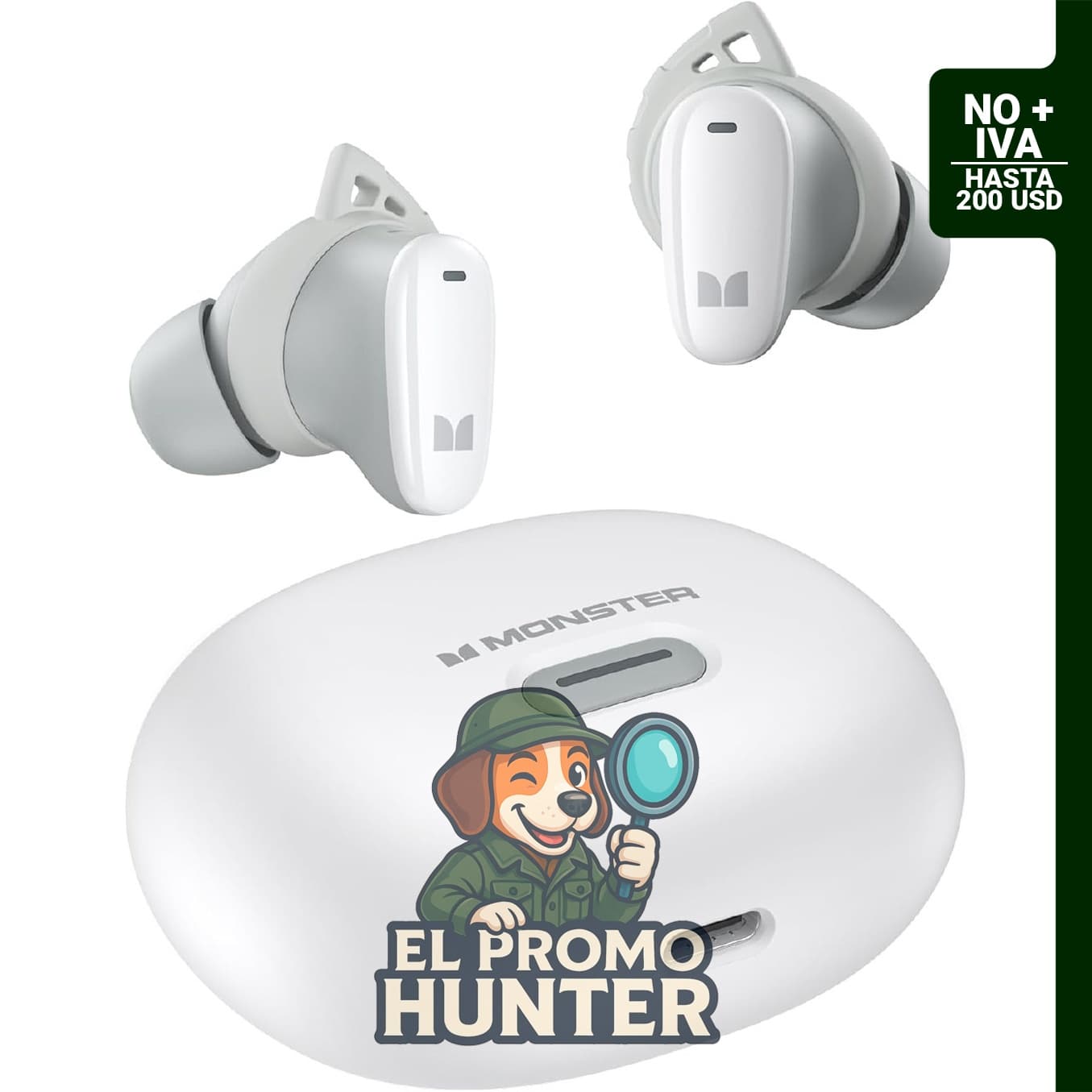 Monster N-Lite 206 Auriculares inalámbricos Bluetooth 5.4 intrauditivos