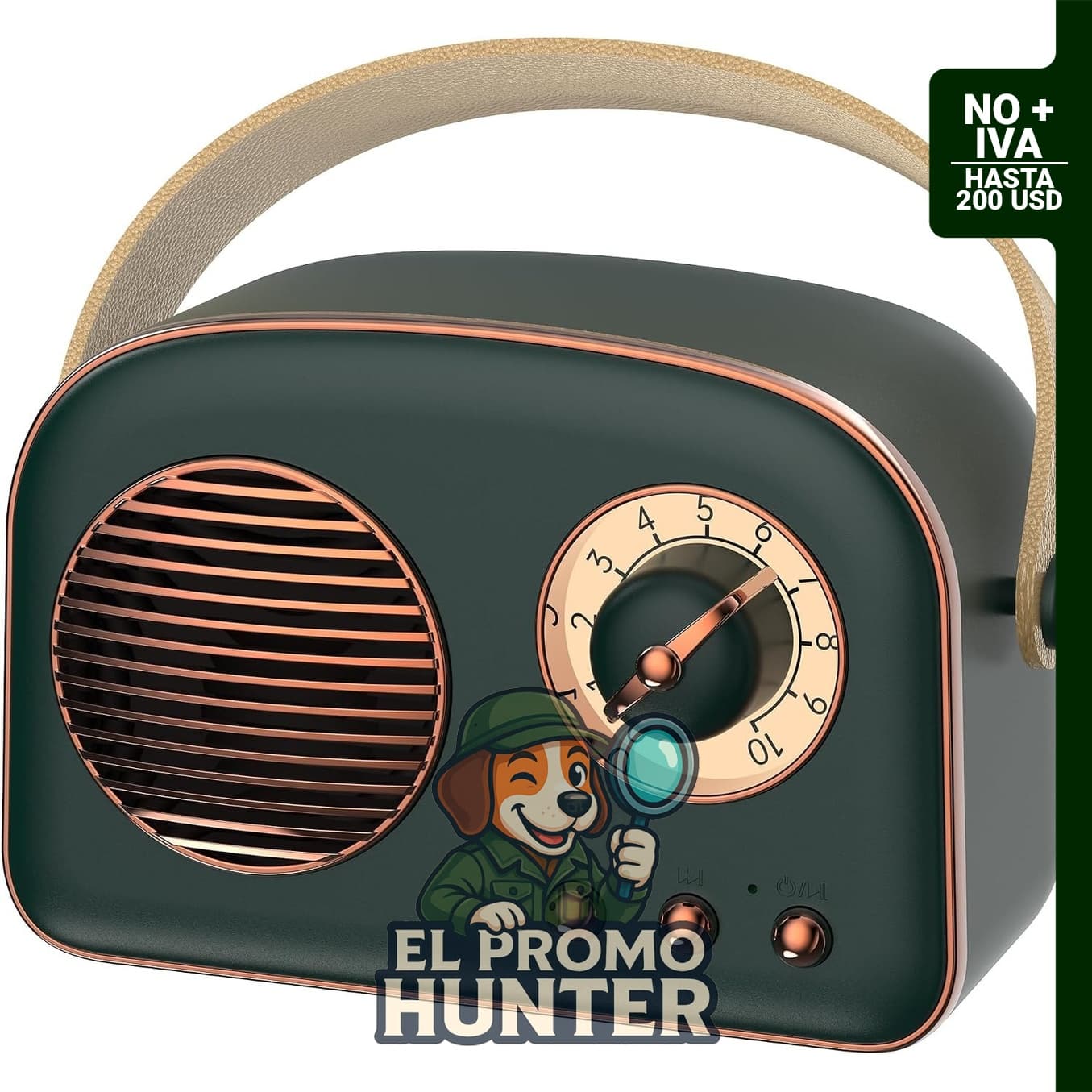 Oraolo Altavoz Bluetooth retro, altavoz portátil con conectividad TWS, U-disco, tarjeta TF y AUX.