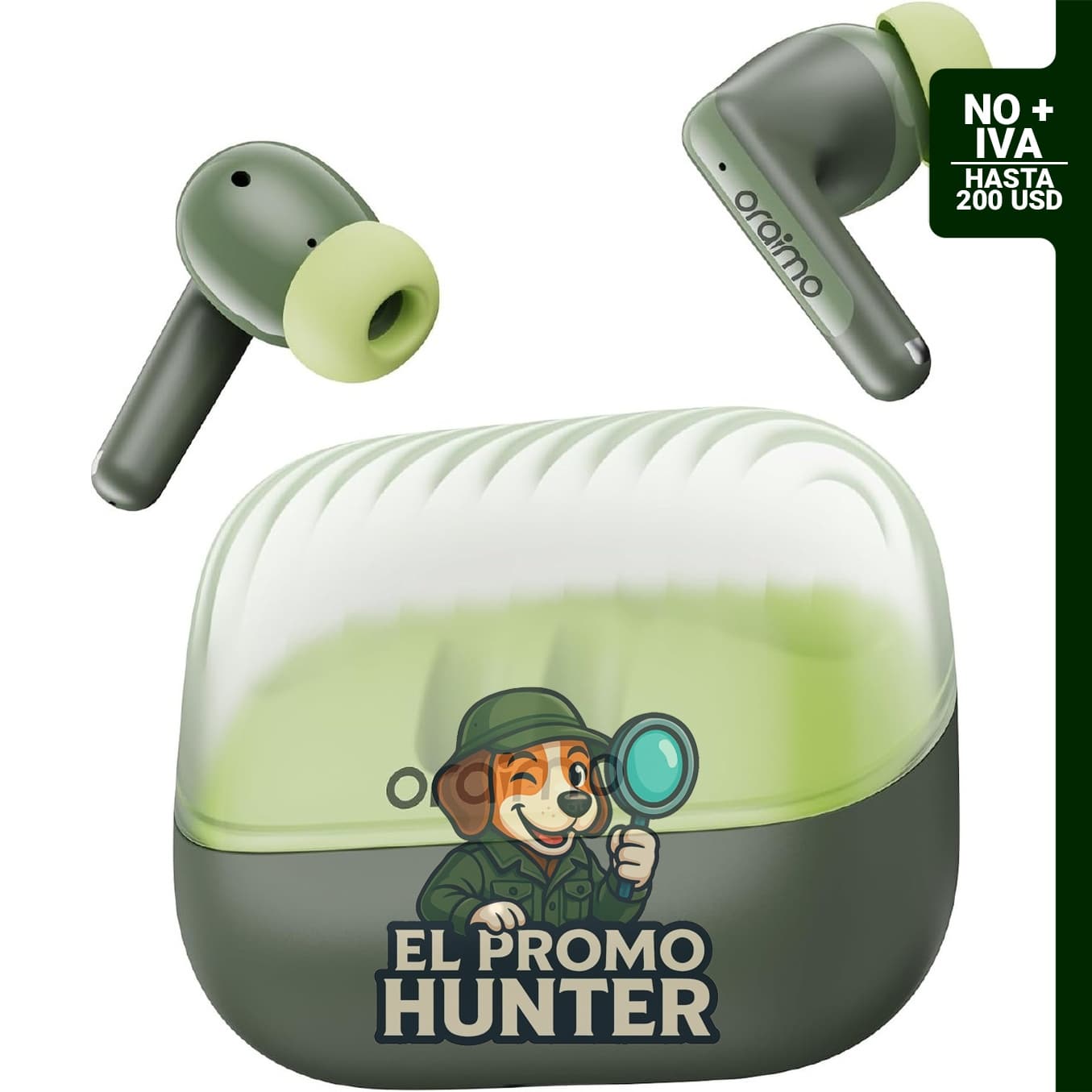 Oraimo SpaceBuds Neo, auriculares intrauditivos inalámbricos Bluetooth.