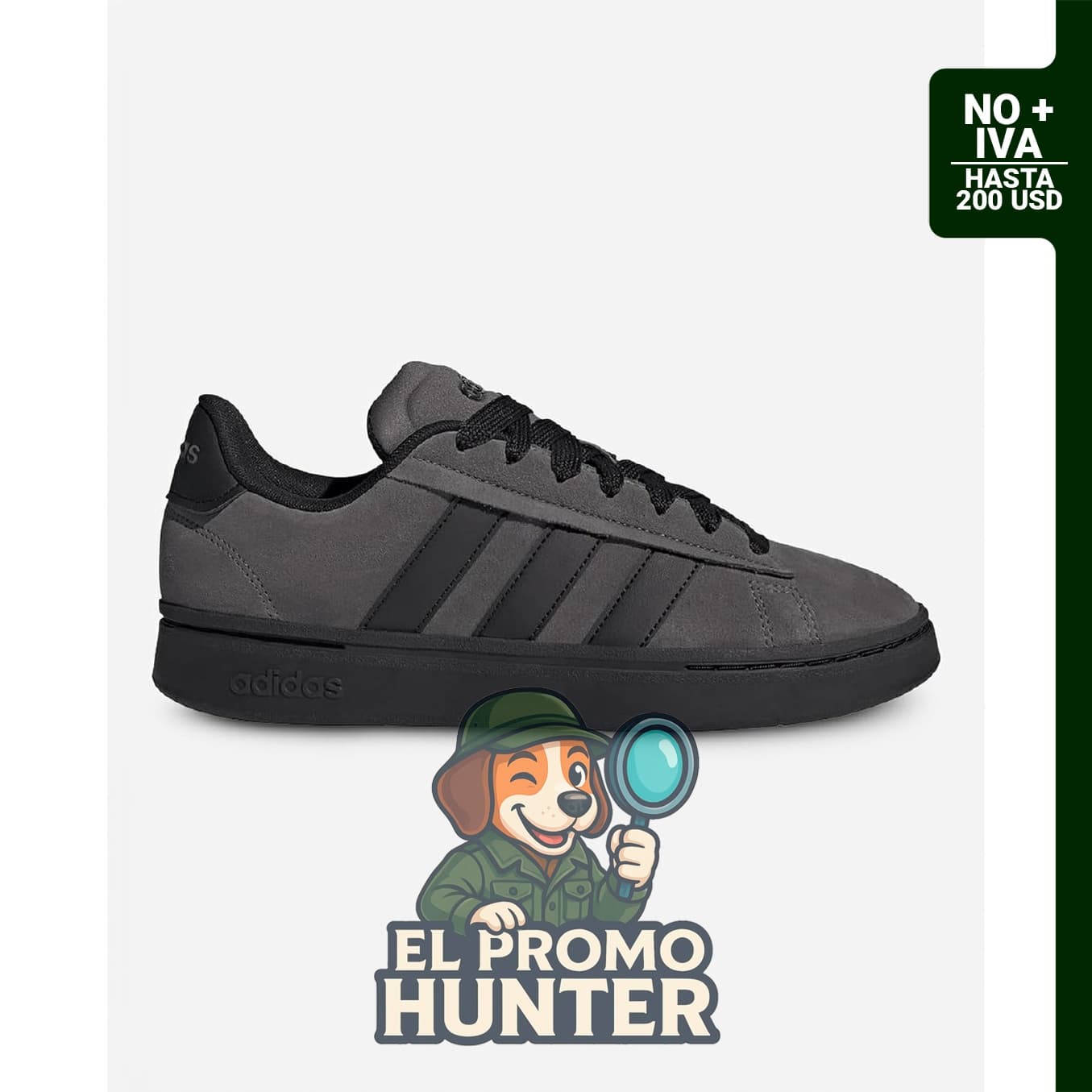 Adidas Grand Court Alpha 00s para hombre, zapato deportivo con diseño clásico.