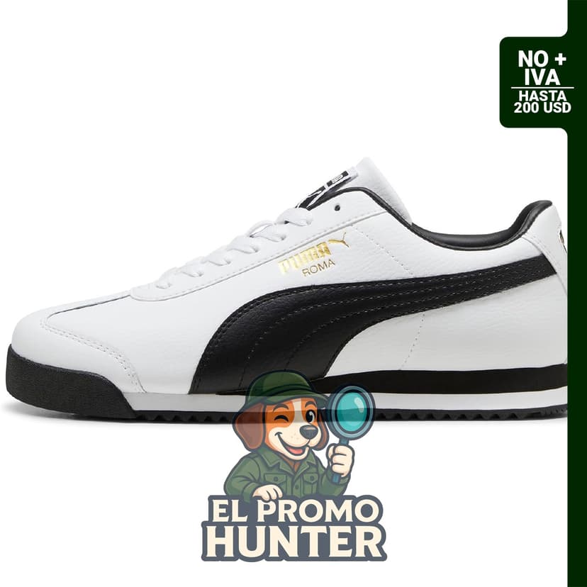 PUMA Zapatillas Roma para hombre, calzado deportivo con diseño clásico.