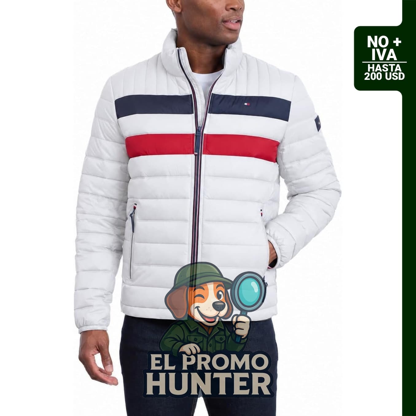 Chaqueta inflada ligera y plegable Ultra Loft de Tommy Hilfiger para hombre, disponible en tallas estándar y grandes.