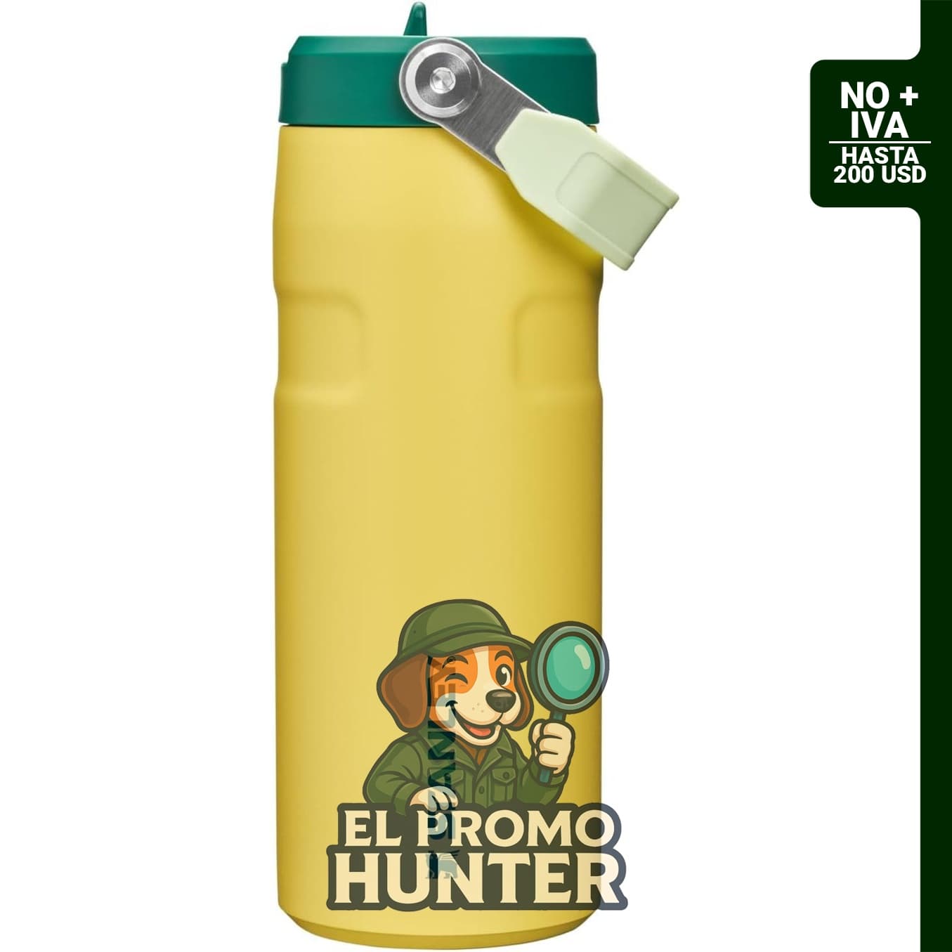 STANLEY IceFlow Flip Straw 2.0 Bottle, 16 oz, Daffodil Emerald