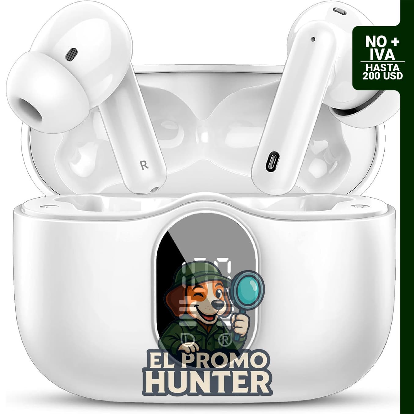 Auriculares inalámbricos Bluetooth 5.4, estéreo, para llamadas.