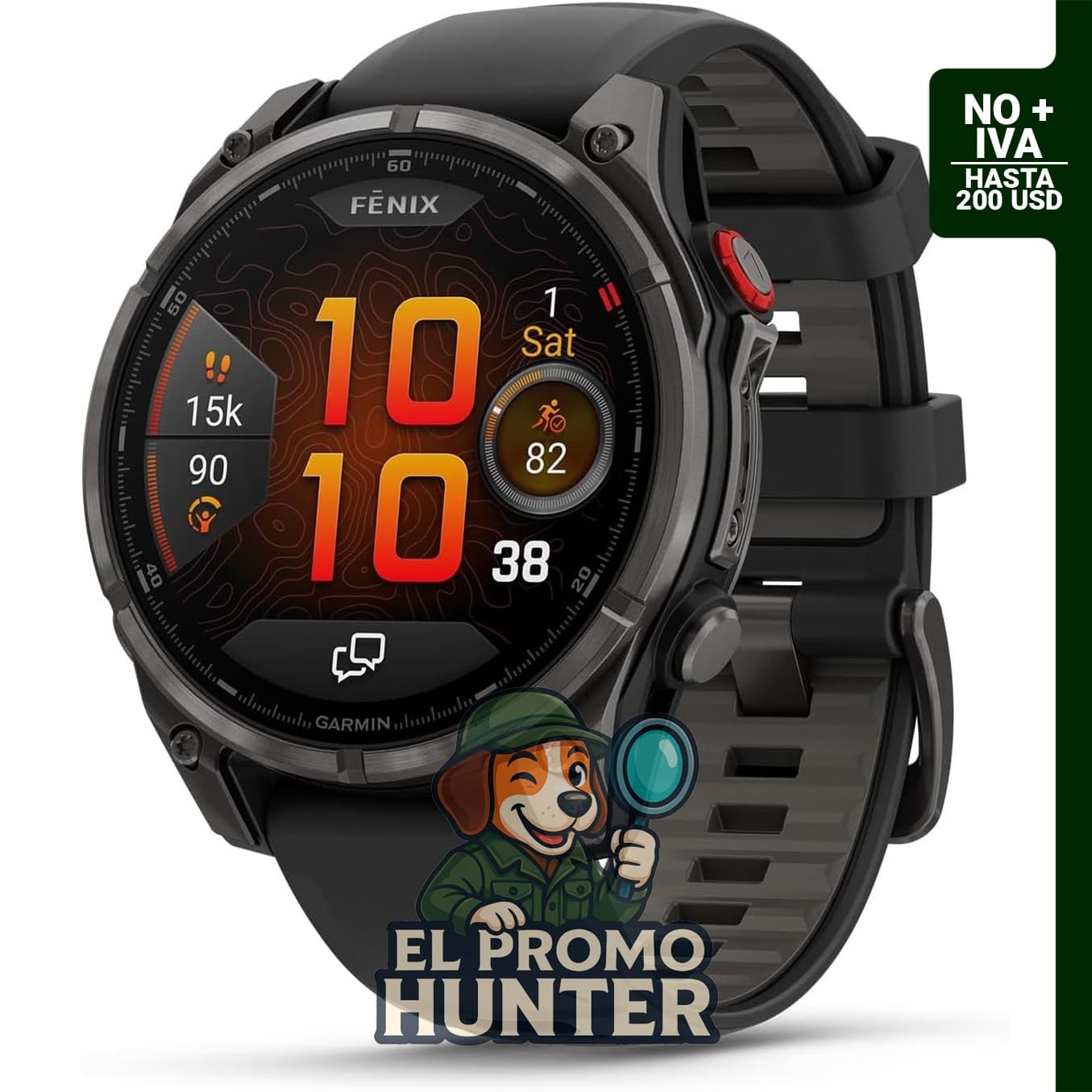 Garmin fēnix® 8 Pro, reloj inteligente multideporte GPS de 51 mm con pantalla AMOLED y tecnología inReach®.