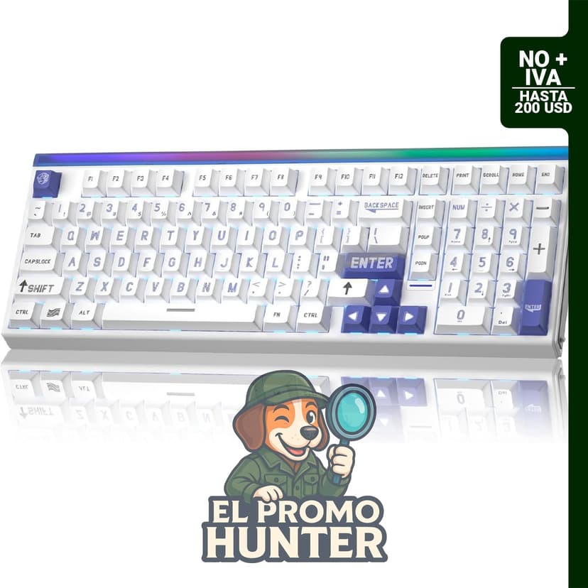 Aula Hero 99 - Teclado para juegos con cable con interruptores de efecto Hall y disparador rápido.