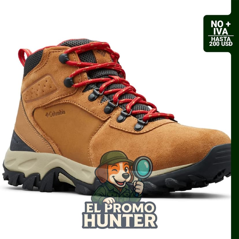Columbia Newton Ridge Plus II, zapato de gamuza impermeable para hombre.