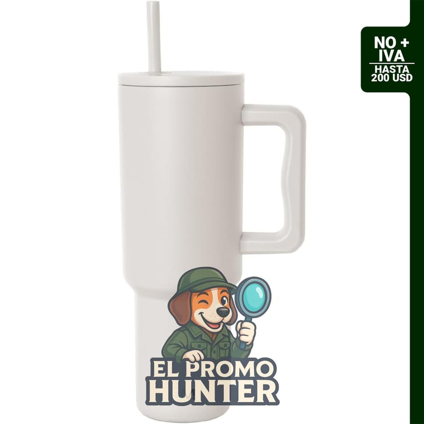 Simple Modern Vaso Trek de 1,2 L con asa y tapa con pajita, acero inoxidable aislado, compatible con portavasos.