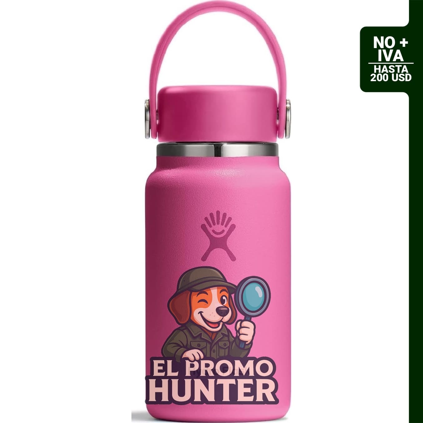 Hydro Flask Micro Botella de Agua de 198 ml, aislada y a prueba de fugas.