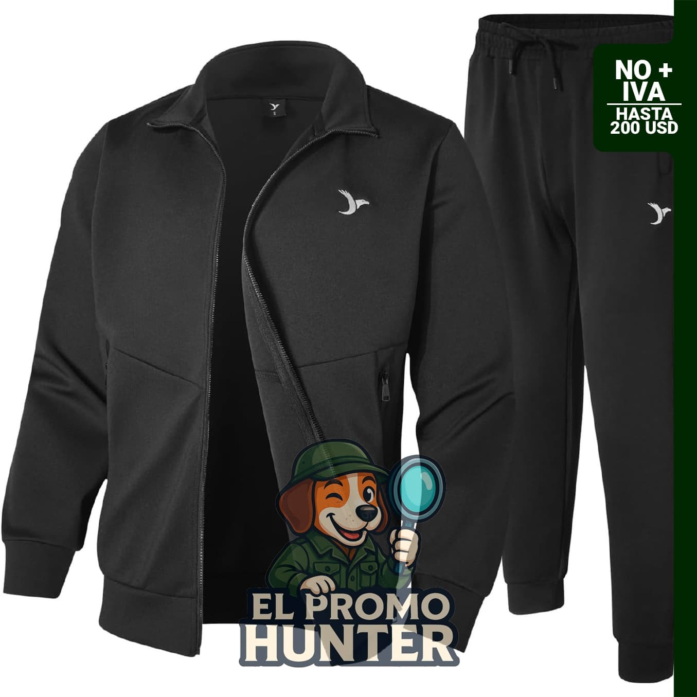 Traje de chándal para hombre, conjunto de sudadera de 2 piezas de manga larga, ideal para actividades deportivas.