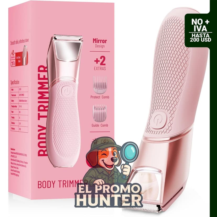 JMJDYITAO Recortadora de bikini recargable para mujer, afeitadora eléctrica.