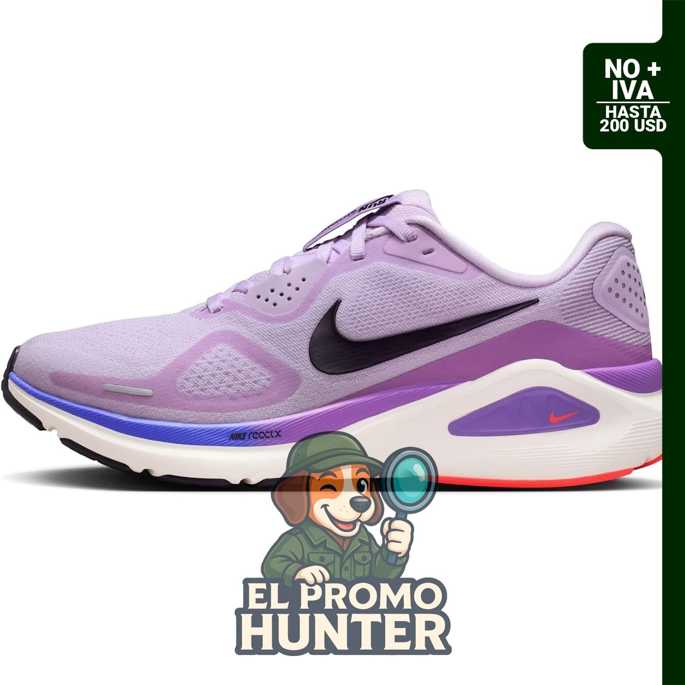 Tenis Nike Structure 26 Run para mujer, diseñado para correr.