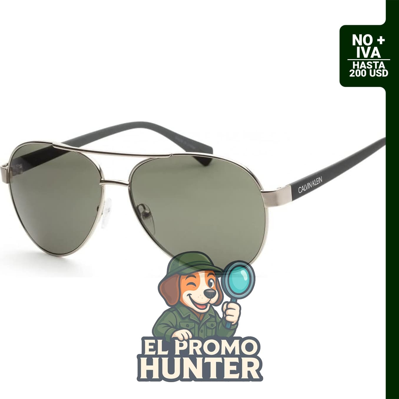 Gafas de sol Calvin Klein CK19316S Aviator para hombre.