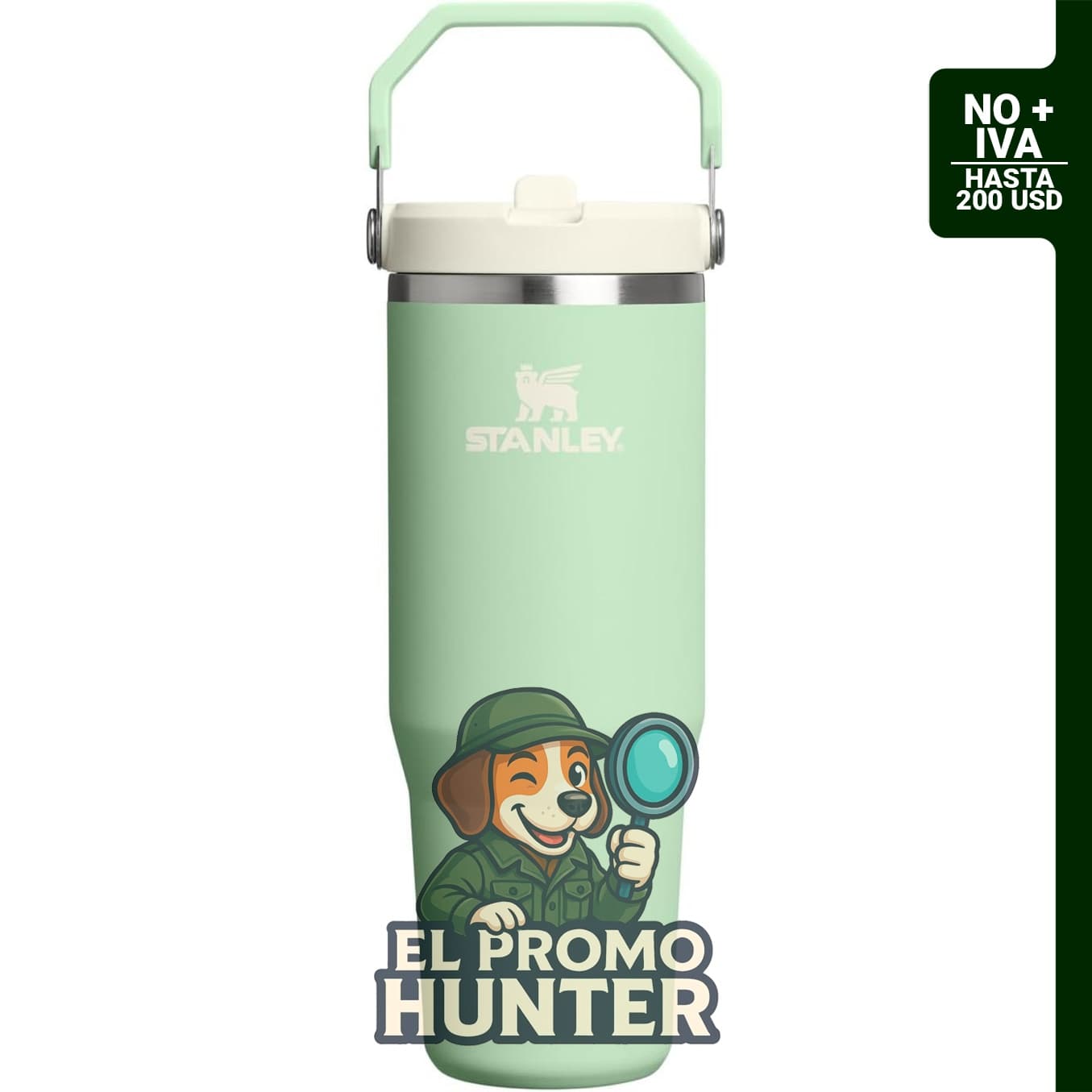 STANLEY IceFlow 2.0 - Vaso de acero inoxidable de 30 oz con tapa giratoria y pajilla abatible, resistente a fugas.