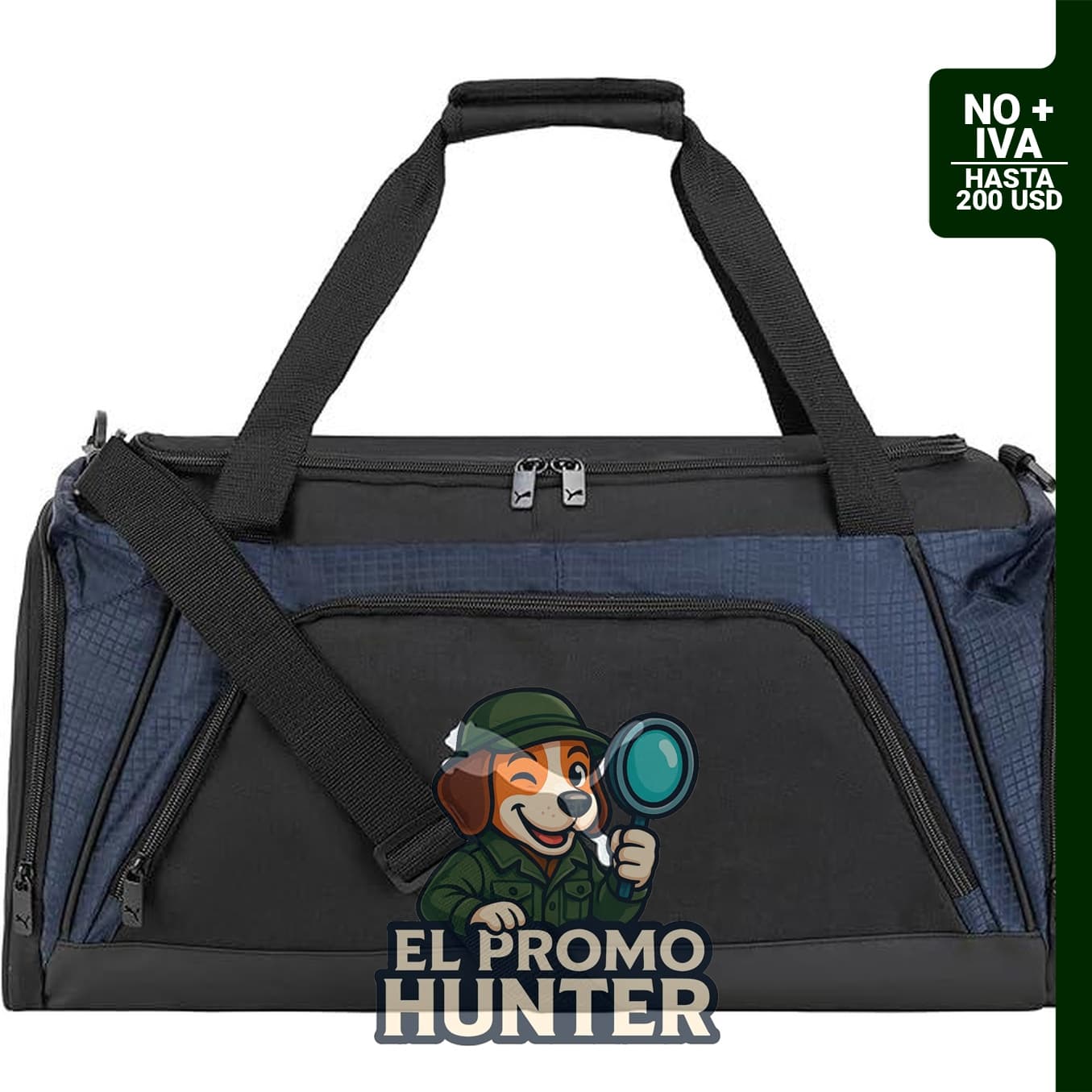 PUMA Accelerator Duffel Bag unisex con correa removible y bolsillo para zapatos.