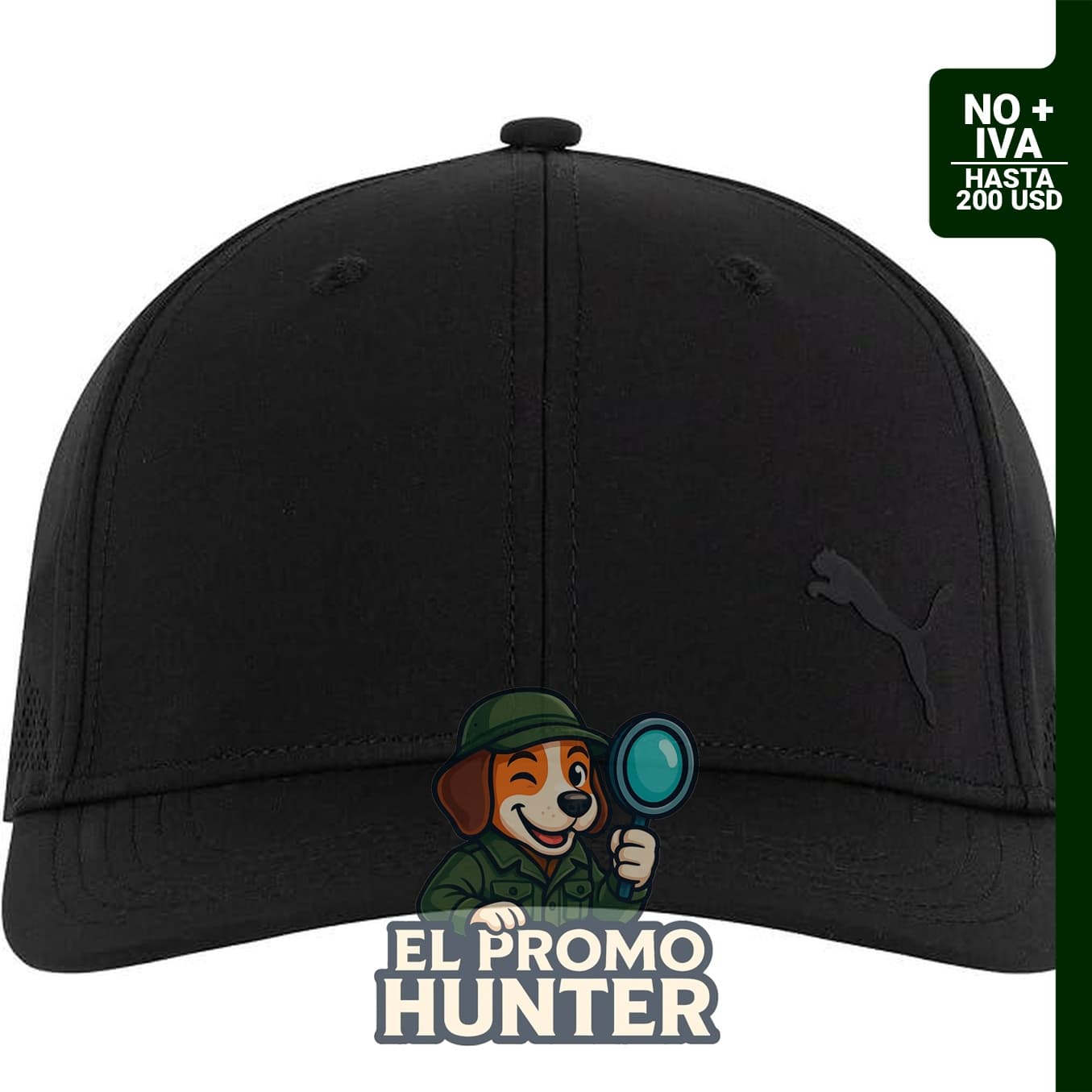 Gorra de béisbol ajustable perforada Puma para hombre.