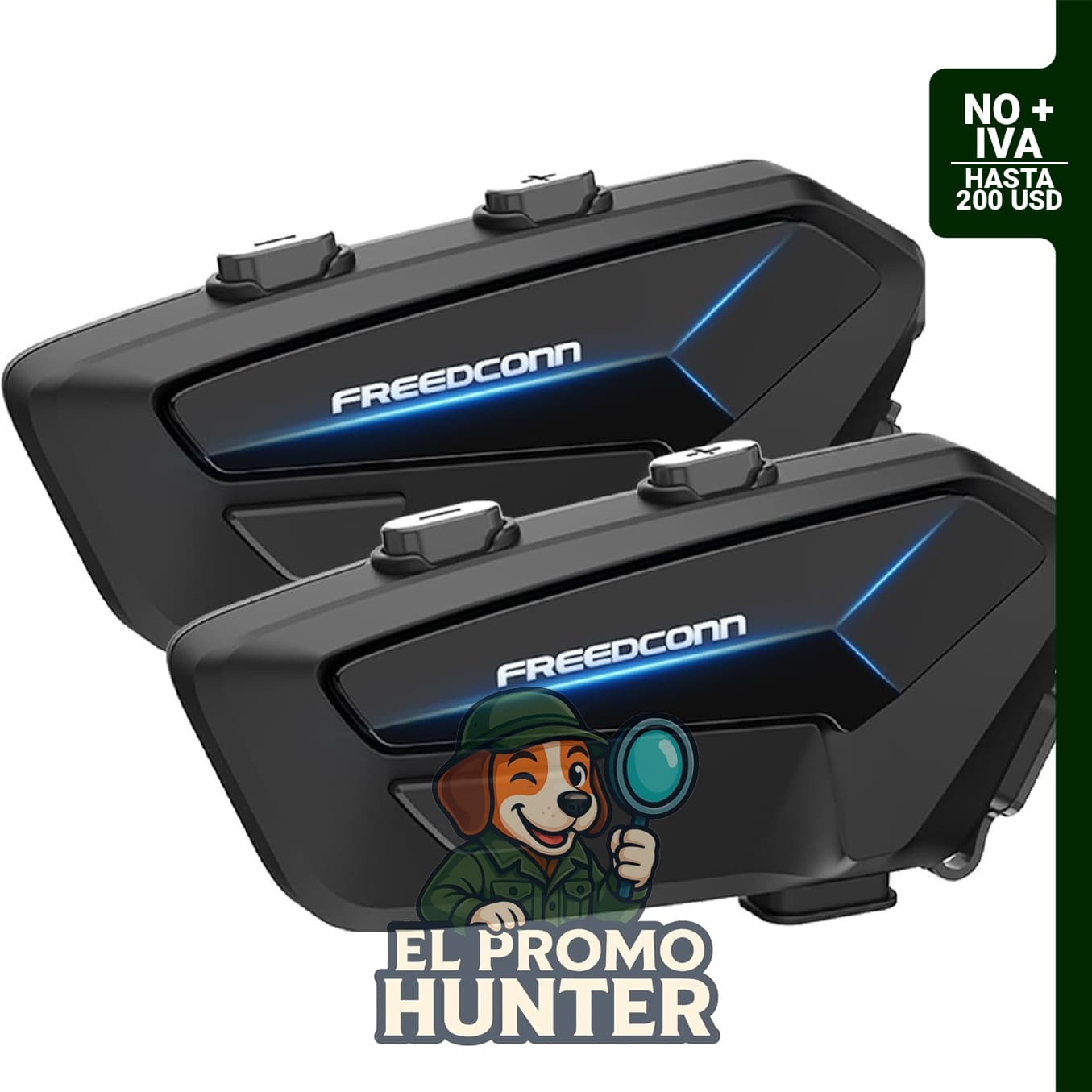 FreedConn FX Plus Intercom Bluetooth 5.1 para 6 motociclistas