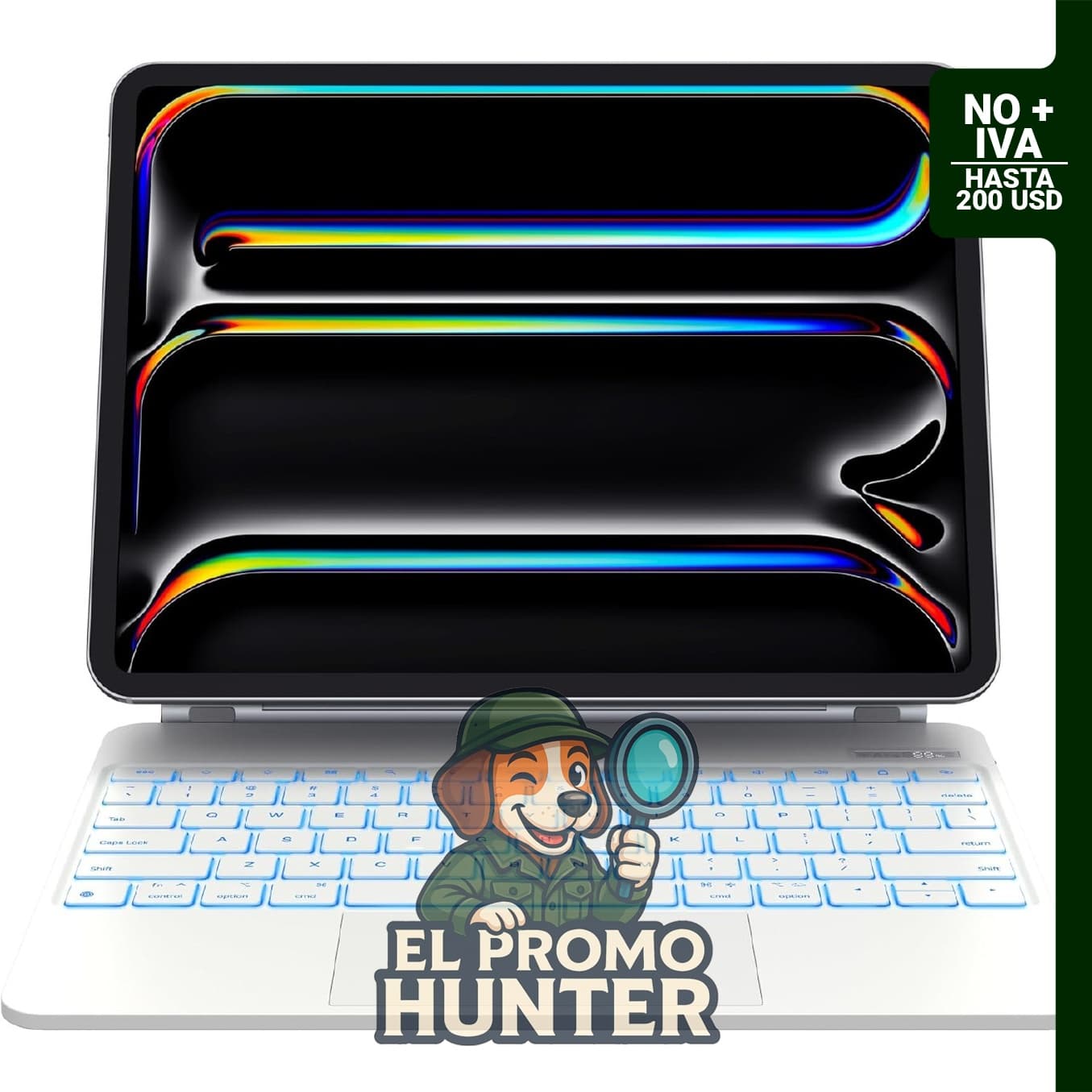 CHESONA Funda con teclado mágico para iPad Pro de 13 pulgadas (M5 2025/M4)
