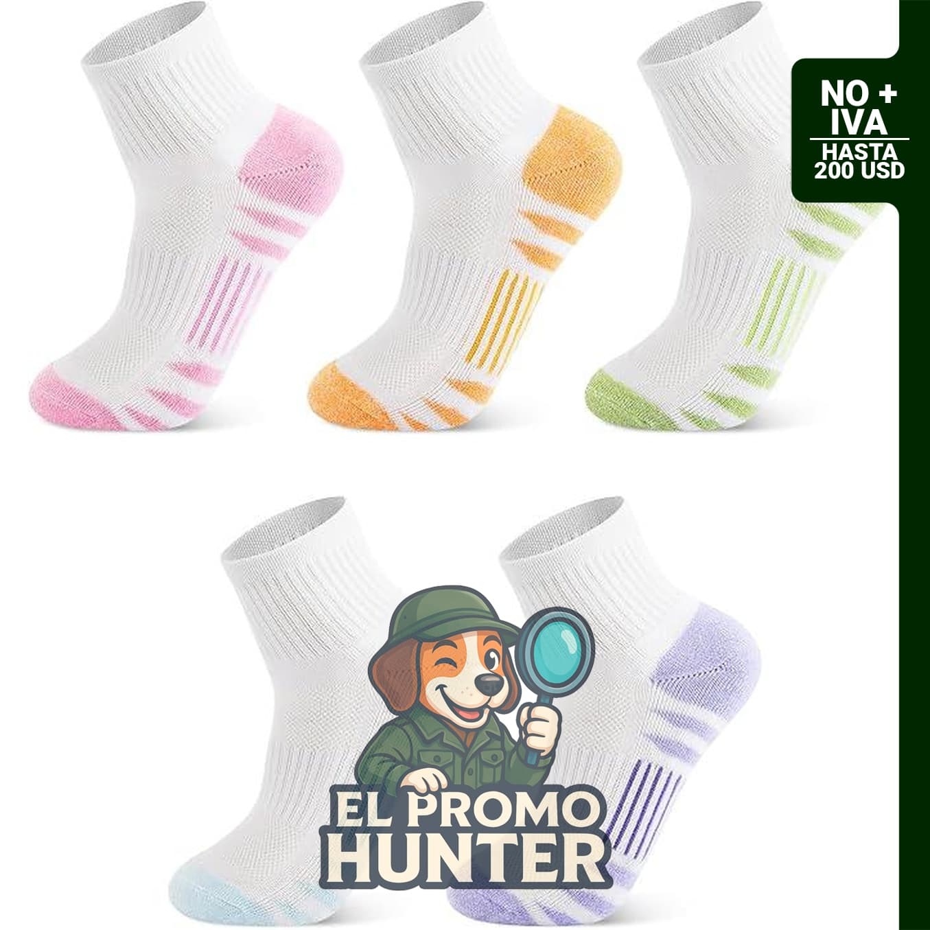 Ipletix Calcetas para Mujeres, 5 Pares para Correr