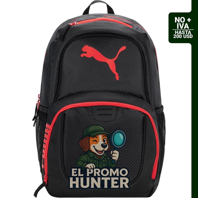 PUMA Evercat Contender 4.0 Mochila, diseñada para transporte y almacenamiento de objetos personales.