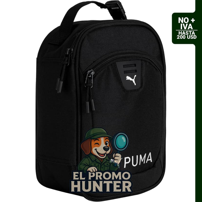 Mochila de Almuerzo PUMA Rally, color negra, tamaño único.