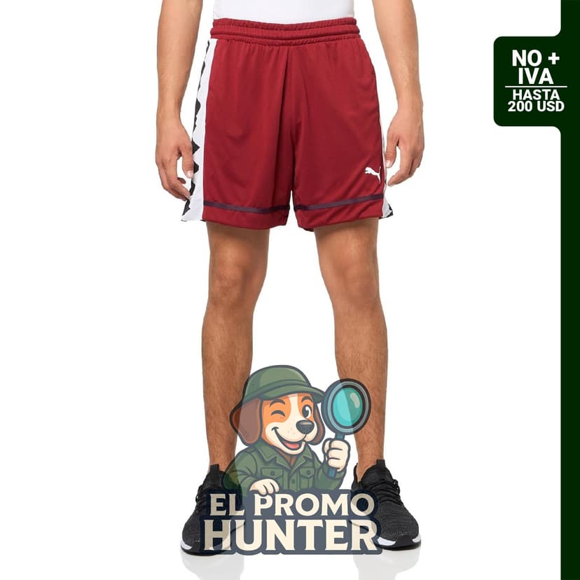 Pantalones cortos Puma Men's All Jaws de 6.5" (16.5 cm) de largo.