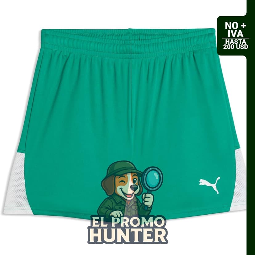 Puma Pantalones cortos Teamliga26 para mujer, diseñados para uso deportivo.