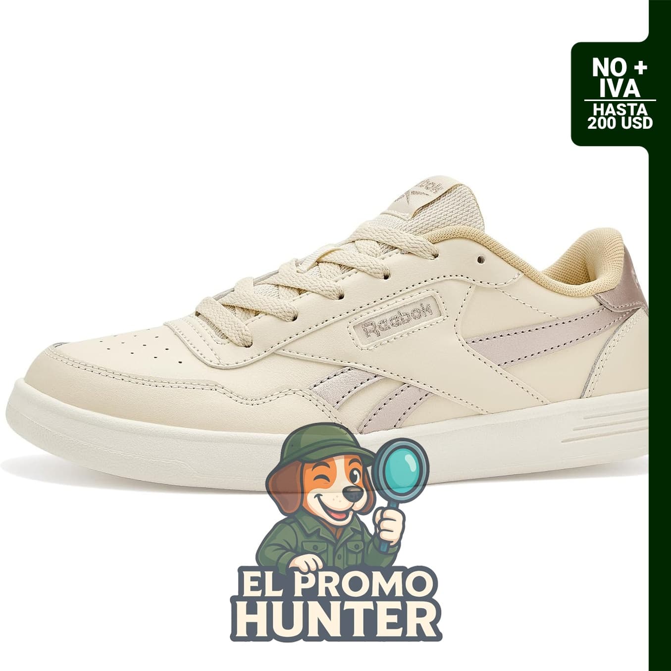 Zapatillas Reebok Court Advance para Hombre, zapatos casuales de tenis en tallas de 6 a 15.