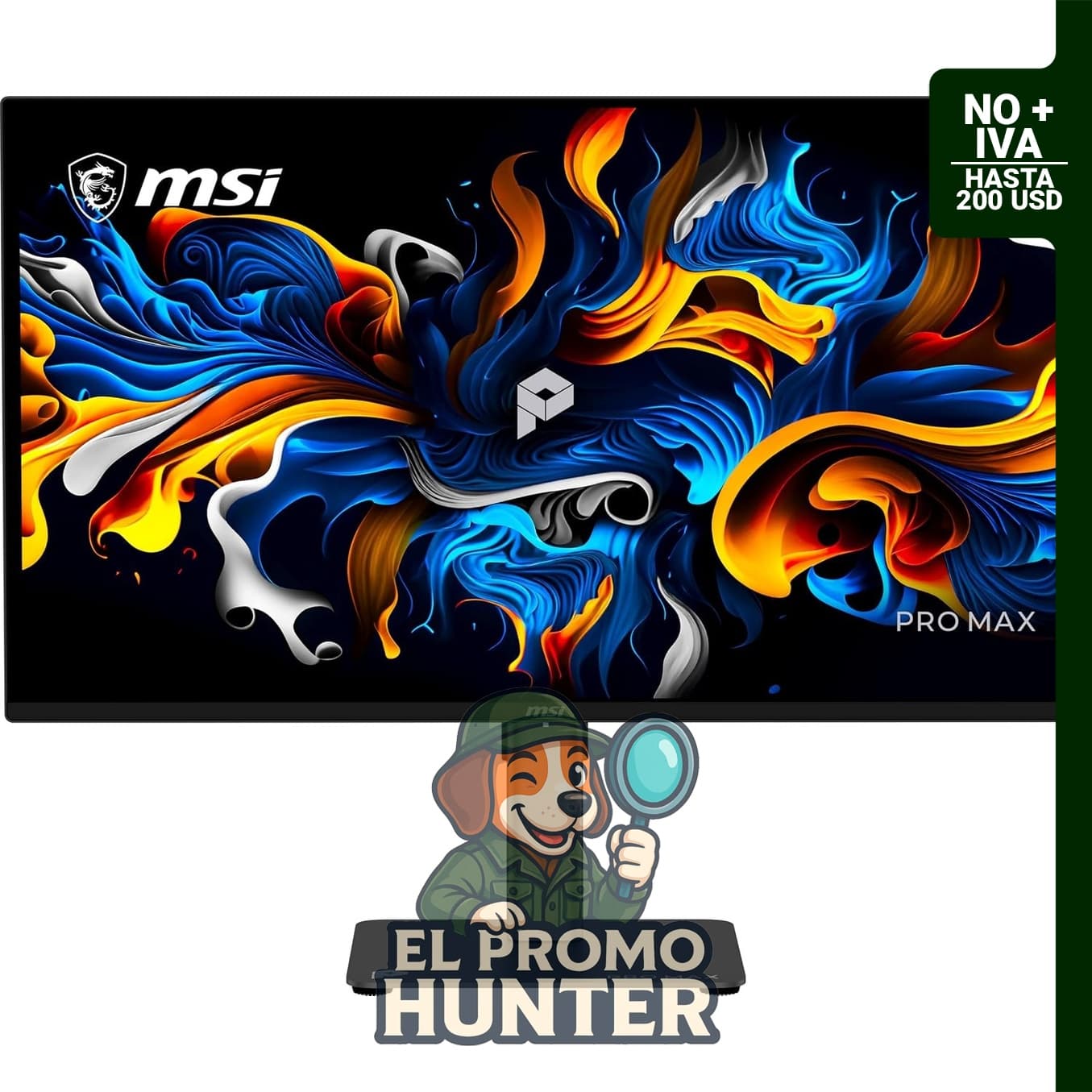 Monitor MSI PRO MAX 271UPX12G QD OLED de 27" (68.6 cm) 3840 x 2160 (UHD), 120 Hz, DisplayHDR True Black 400.