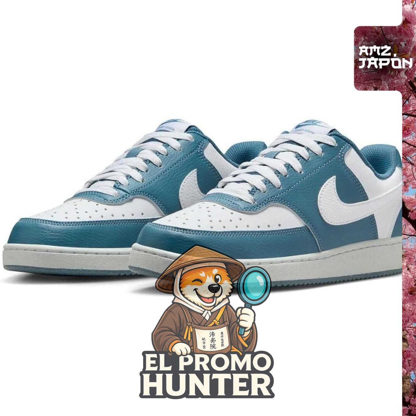 Nike Court Vision Low NN W COURT VISION LO NN White/Blue DH3158-112, zapato para mujer.