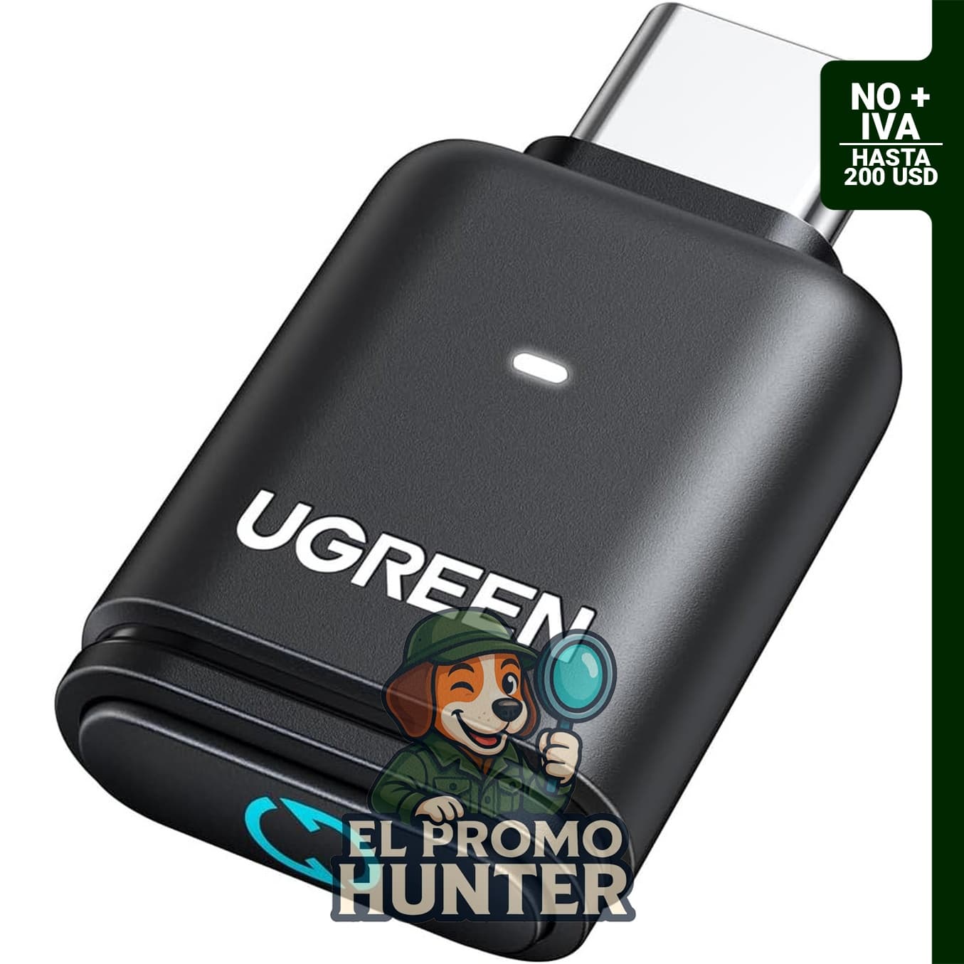 UGREEN Adaptador Bluetooth USB-C para PS5, transmisor de audio inalámbrico con Bluetooth 5.3 y aptX.