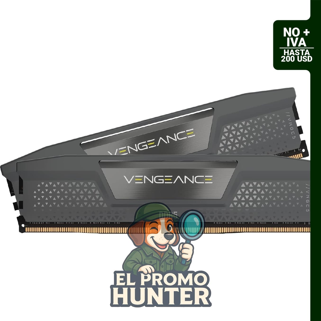 CORSAIR Vengeance DDR5 32 GB (2 x 16 GB) 6000 MHz CL30, memoria compatible con AMD Expo e Intel XMP.