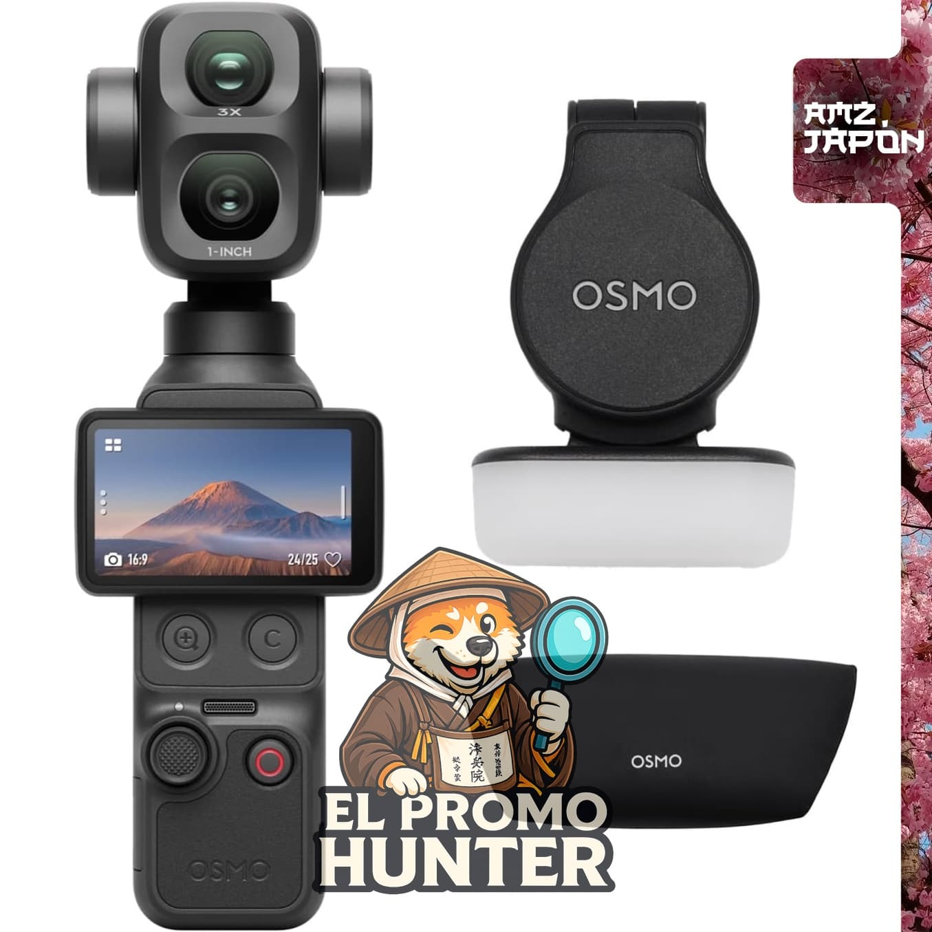 DJI Osmo Pocket 4P Standard Combo Dual Lens 4K Vlog Camera 1" CMOS