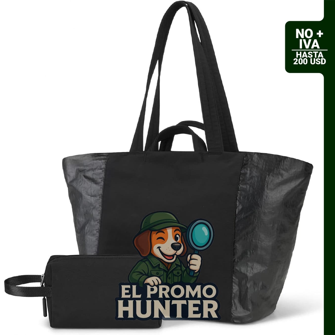 Bolsa de mano ligera y expandible para mujer, con cremallera y soporte para esterilla de yoga.