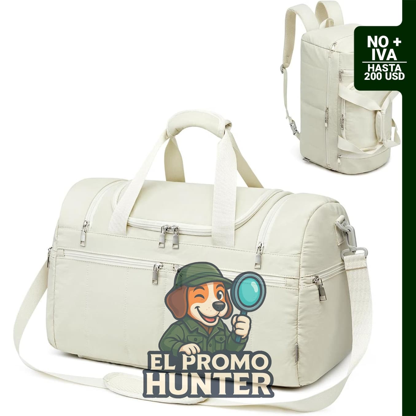 G4Free Bolsa de viaje de 45L, mochila de gimnasio 3 en 1 con compartimento para zapatos.