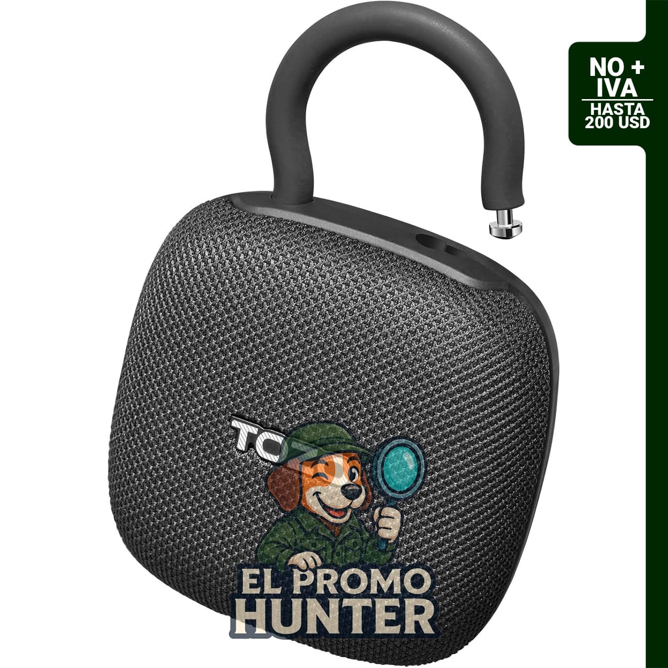 TOZO Altavoces Bluetooth portátiles PE1 con 32 horas de tiempo de reproducción.