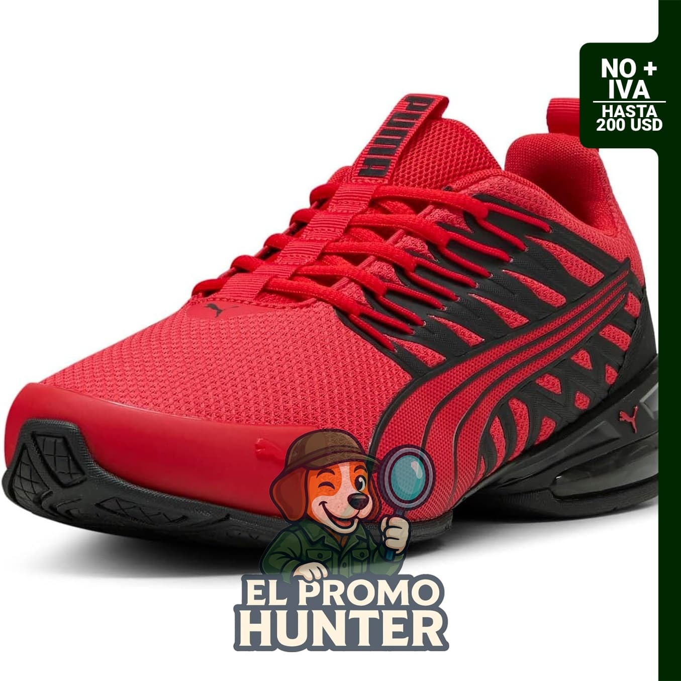 Zapatillas PUMA Hombres Voltaic Evo para correr, color azul, talla 9.