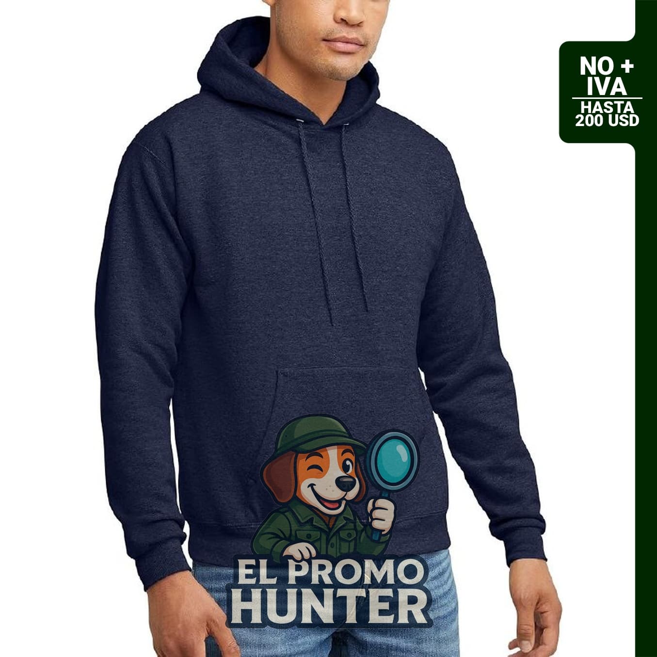 Sudadera con capucha EcoSmart para hombre de Hanes, fabricada con materiales reciclados.