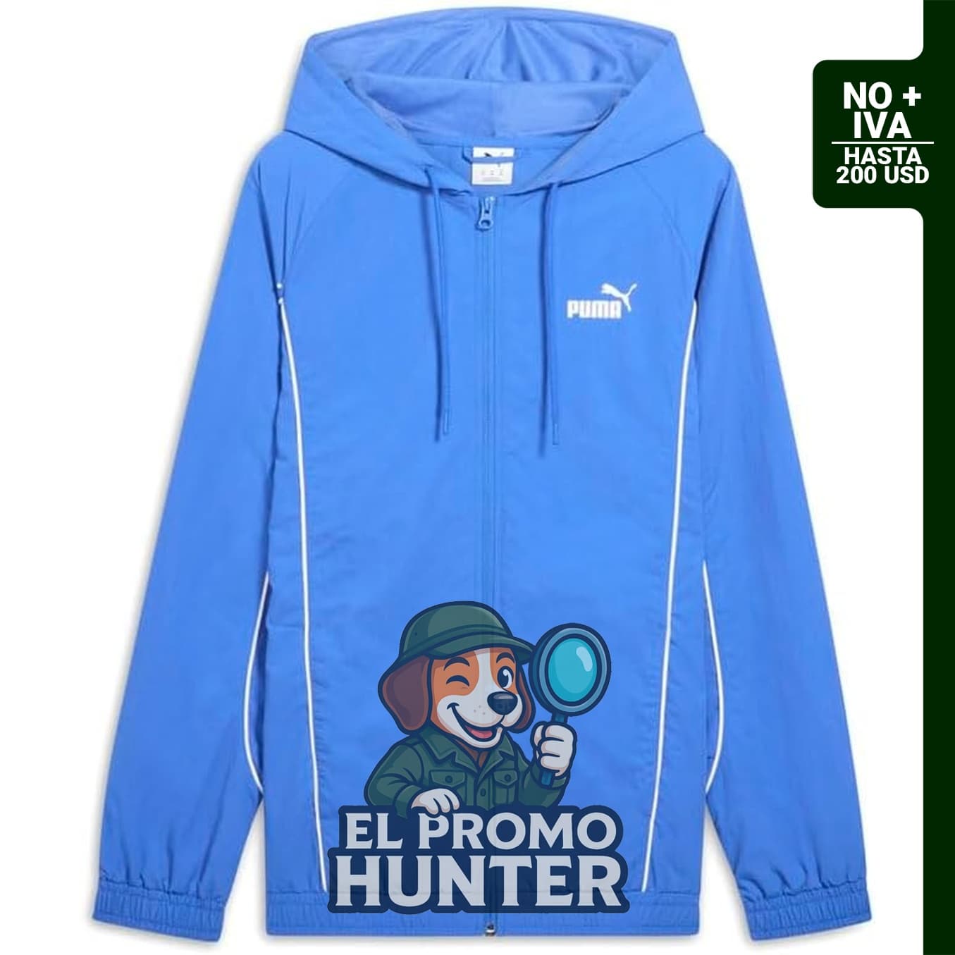 Chaqueta deportiva PUMA para hombre, diseño casual y tejido ligero.