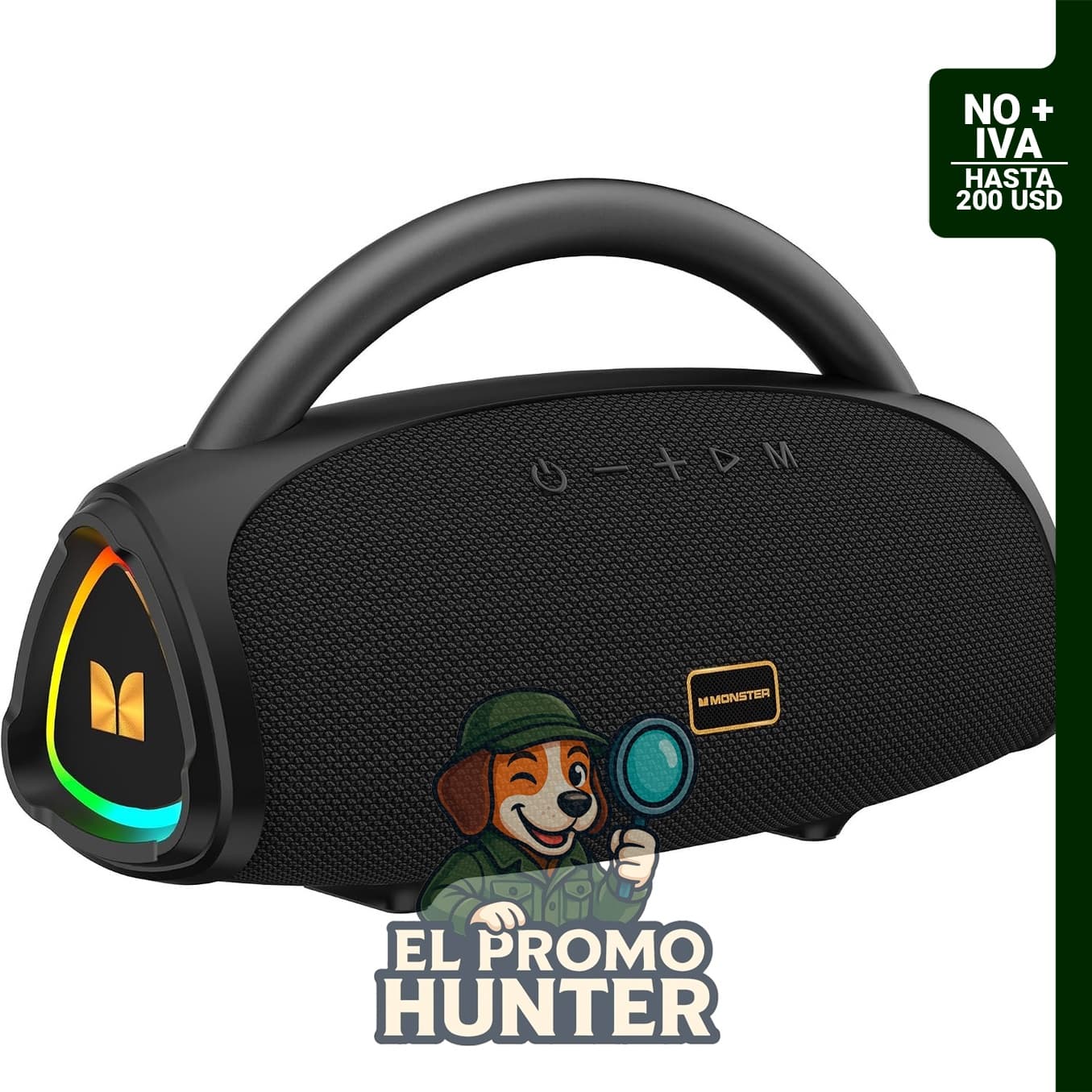 Monster Prism Pro Altavoz Bluetooth Portátil Inalámbrico 60W RGB