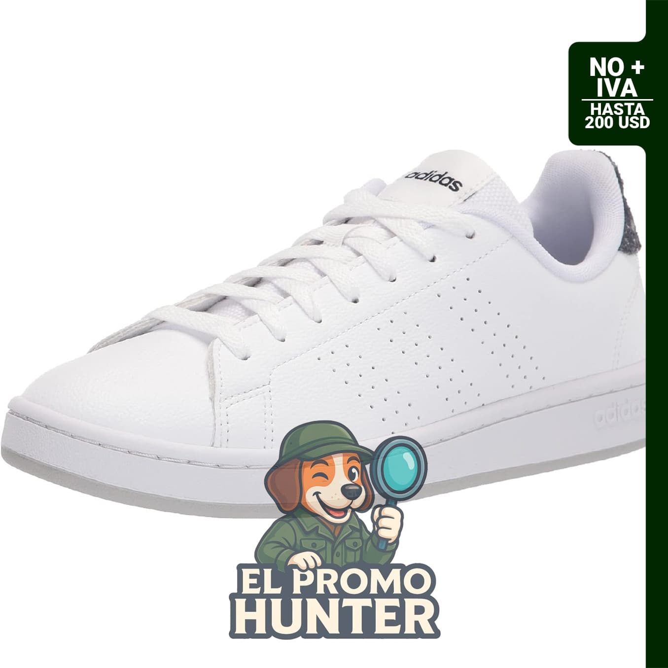 Zapatillas Adidas Advantage para hombre, diseño clásico y material sintético.