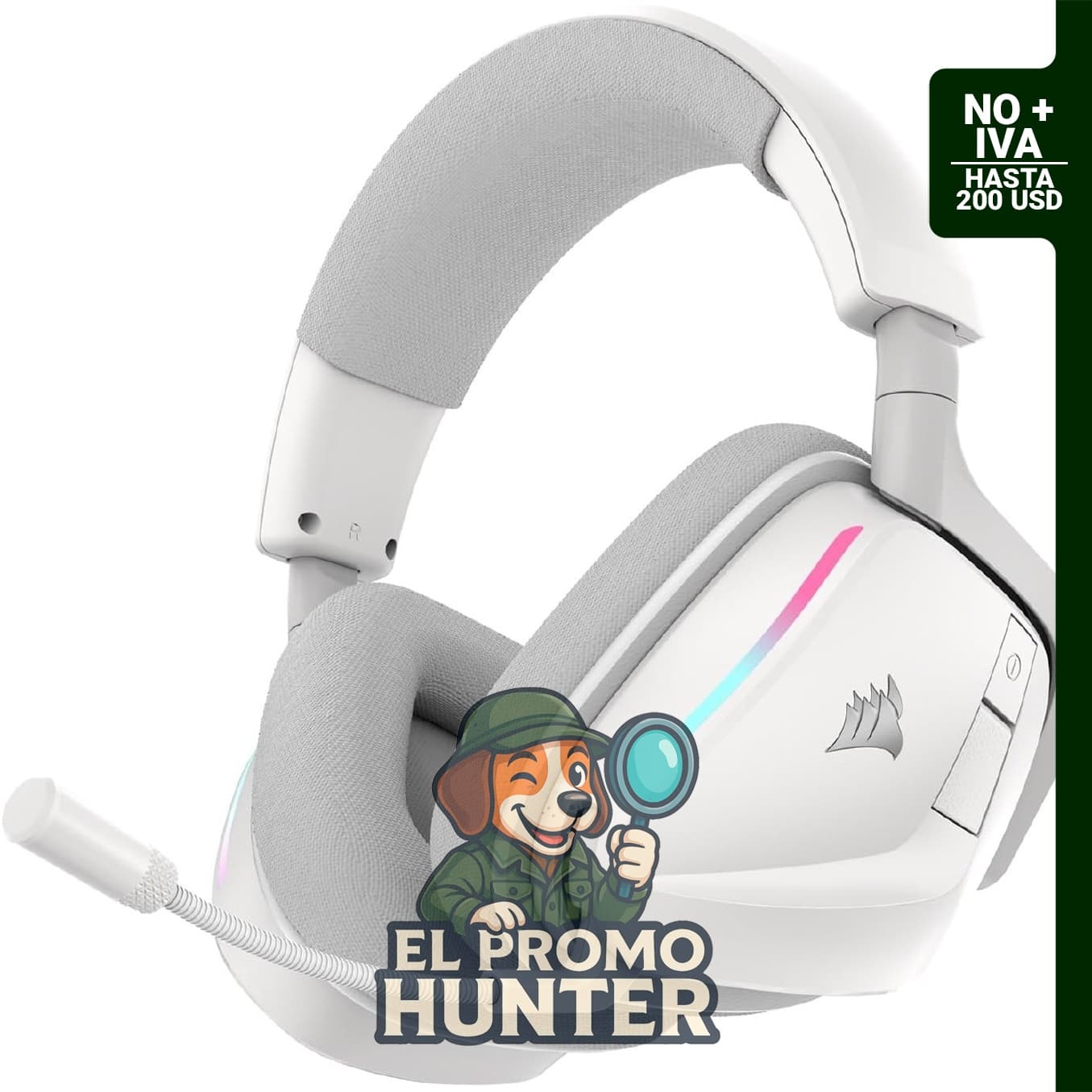 Corsair Void v2 - Auriculares inalámbricos para juegos con Bluetooth, compatibles con PC, PS5, PS4 y Switch.