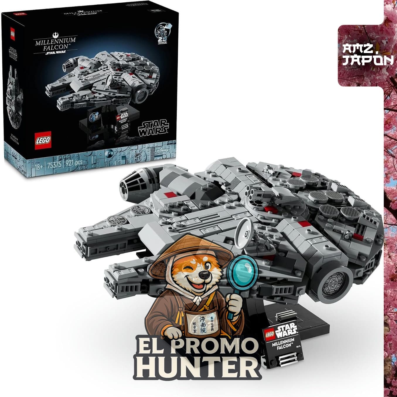 Lego Star Wars Millennium Falcon 75375, set de construcción para adultos y niños.