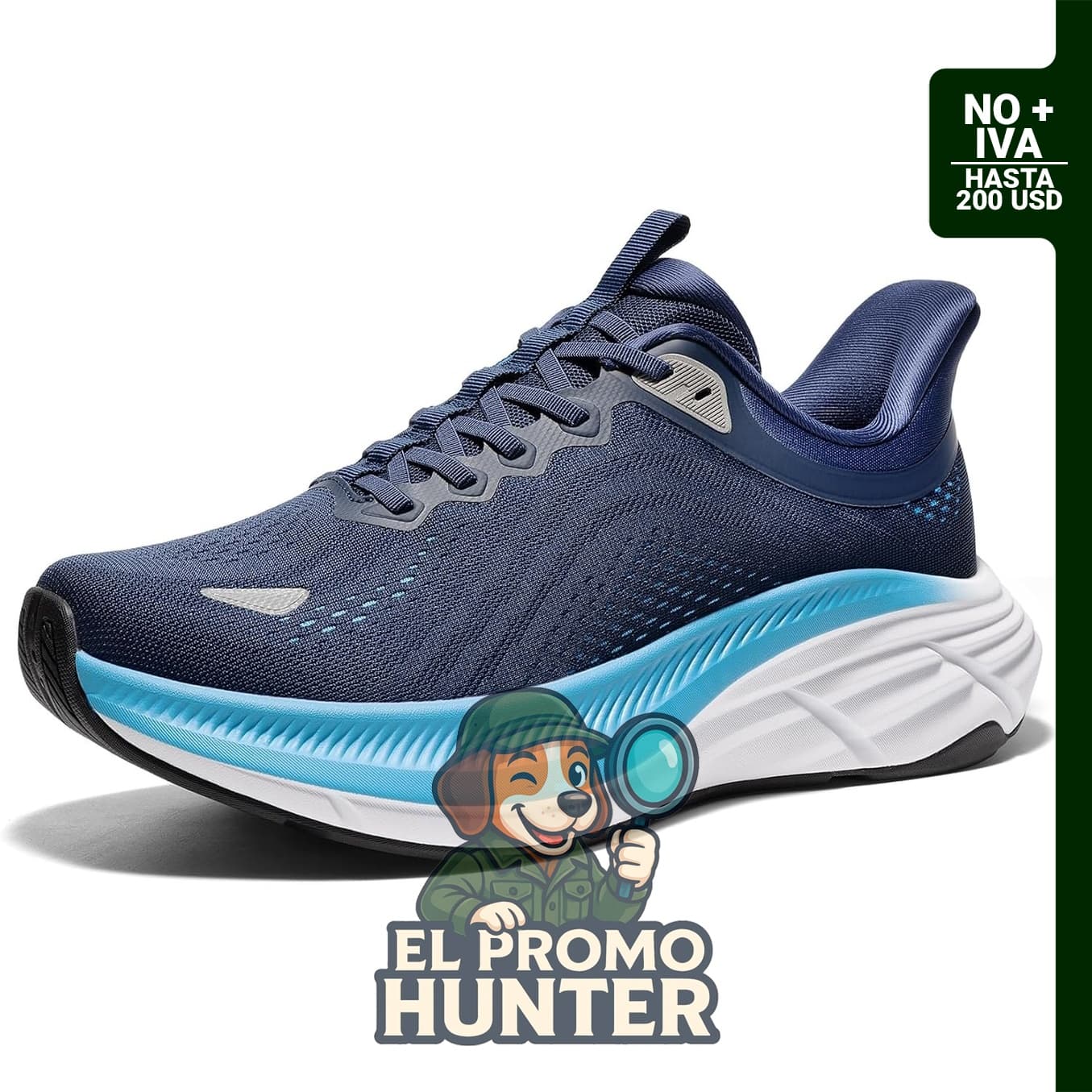 NORTIV 8 Zapatillas de senderismo para hombre, acolchadas.