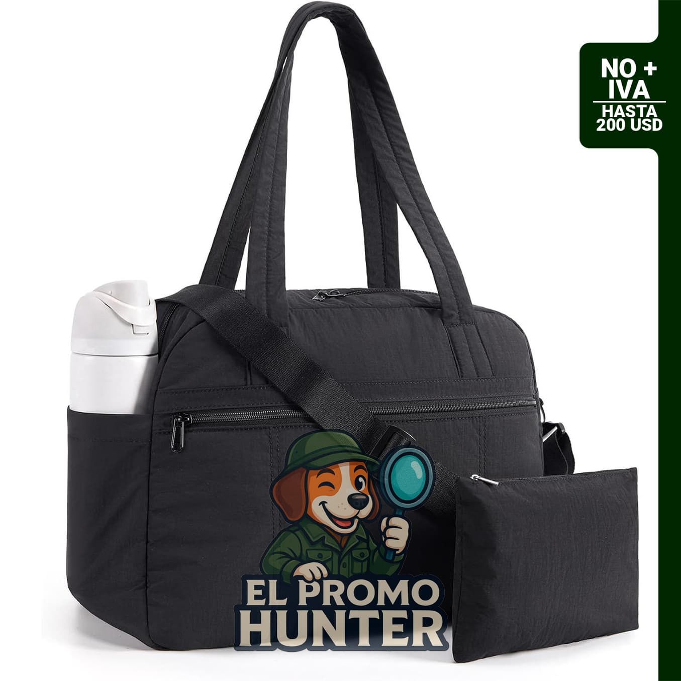 LIGHT FLIGHT Bolsa de gimnasio para mujer de 20 litros, incluye bolsa de tocador.